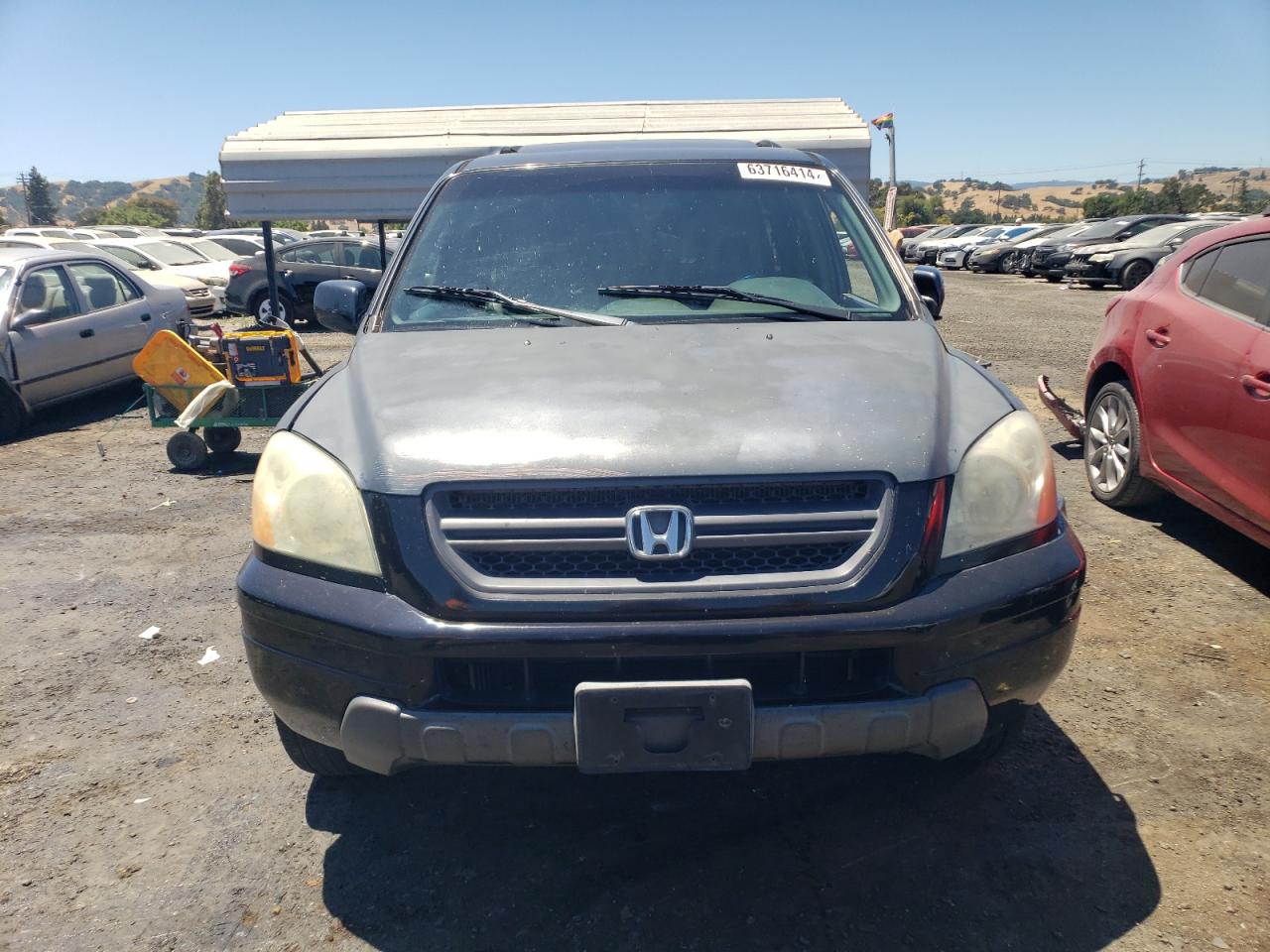 2005 Honda Pilot Exl VIN: 2HKYF18505H522063 Lot: 63716414