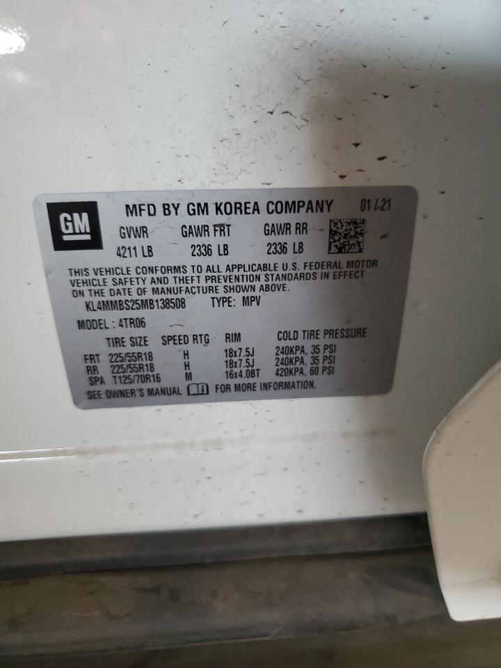 2022 Buick Encore Gx Preferred VIN: KL4MMBS25NB138508 Lot: 63233204