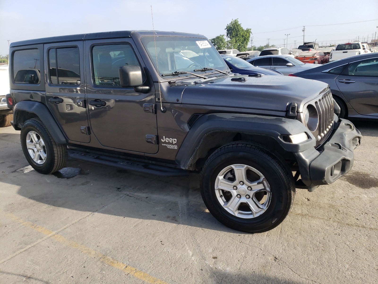 2020 Jeep Wrangler Unlimited Sport vin: 1C4HJXDN4LW129312