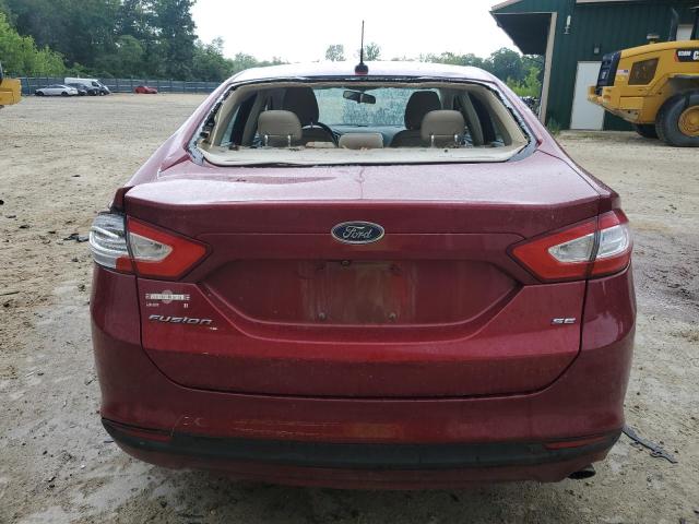 Sedans FORD FUSION 2016 Burgundy