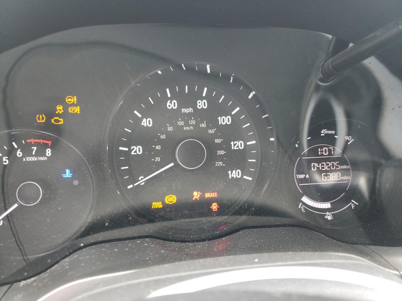 2017 Honda Hr-V Ex VIN: 3CZRU5H53HM710604 Lot: 63103284