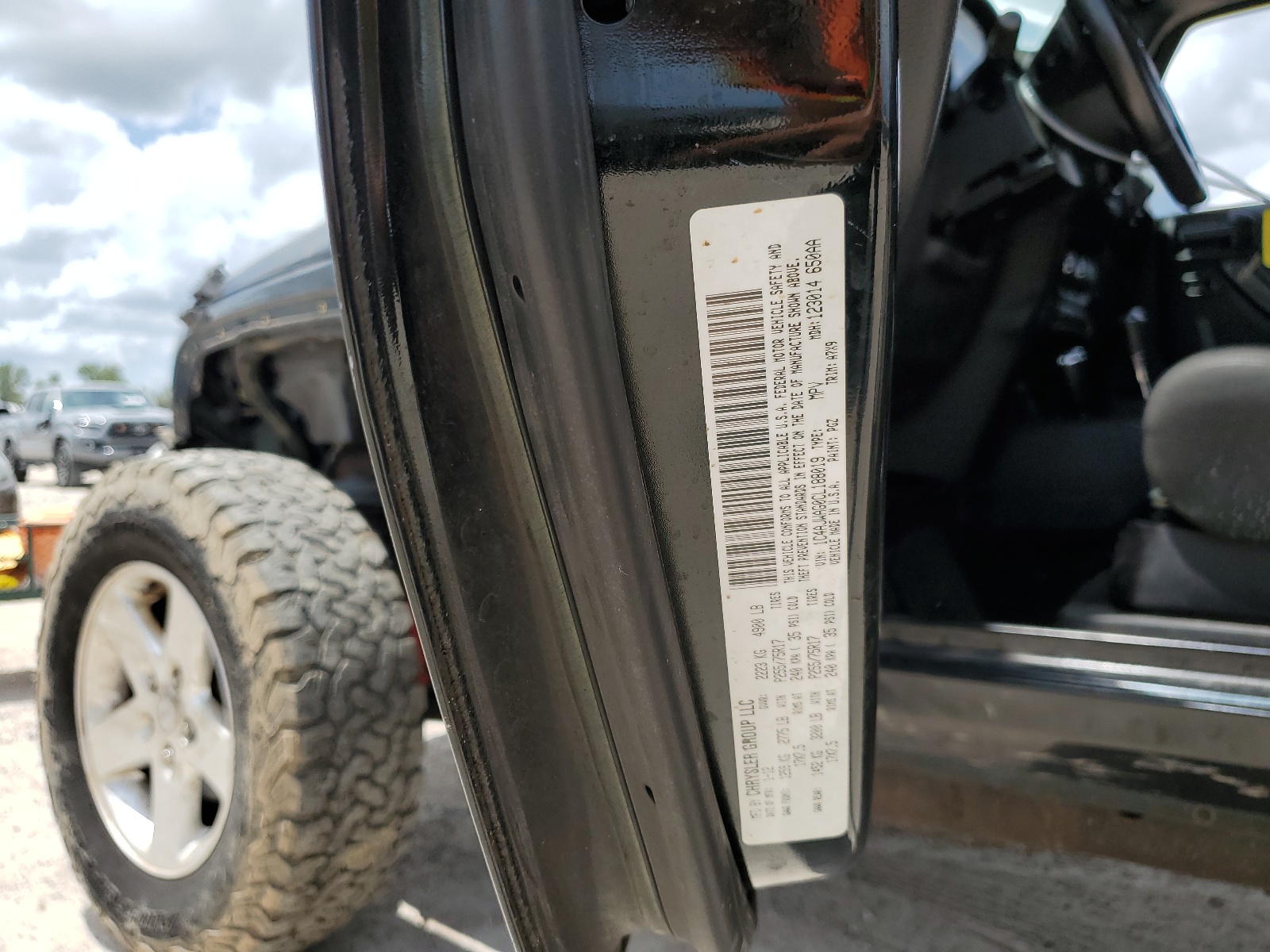 1C4AJWAG0CL188019 2012 Jeep Wrangler Sport