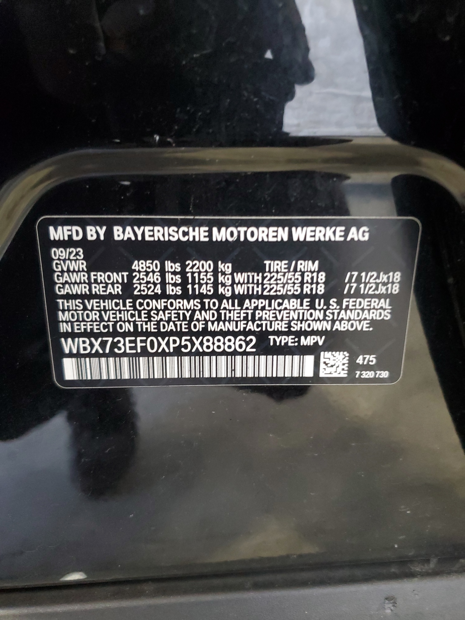 WBX73EF0XP5X88862 2023 BMW X1 xDrive28I