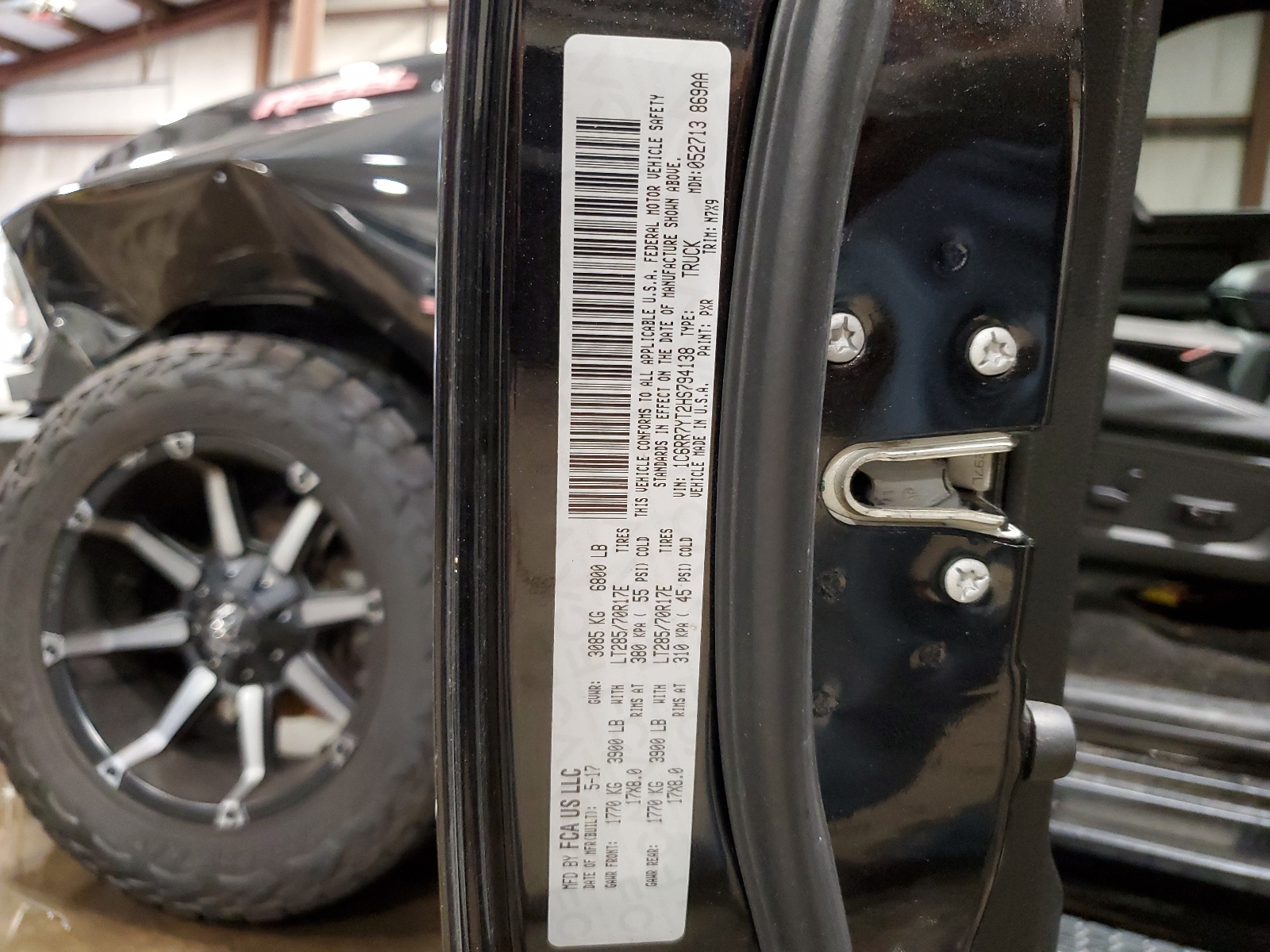 1C6RR7YT2HS794138 2017 Ram 1500 Rebel