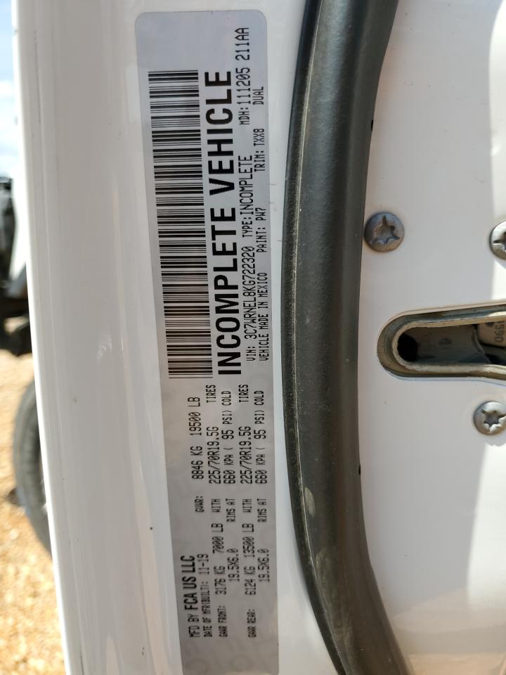 2019 Ram 5500 VIN: 3C7WRNEL8KG722320 Lot: 61384004