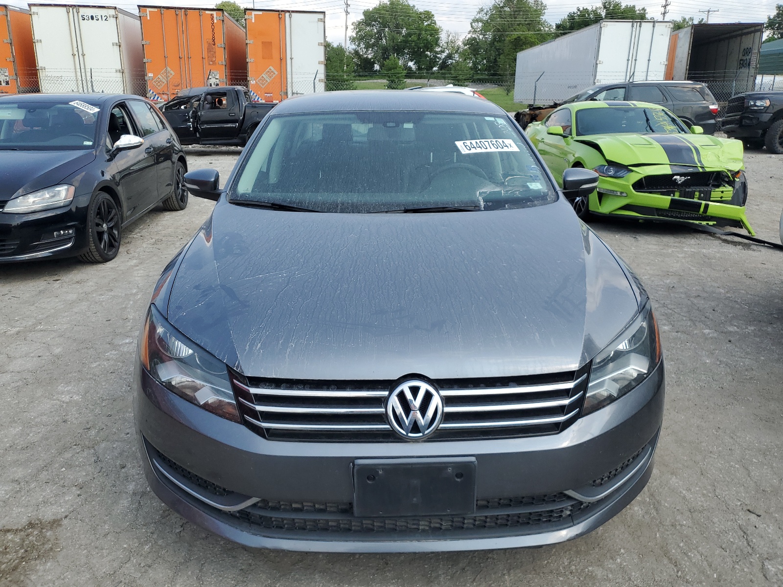 2014 Volkswagen Passat S vin: 1VWAS7A36EC039209