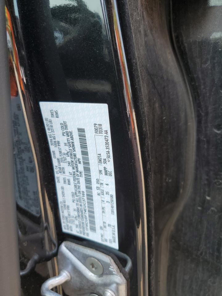 2014 Ford Escape S VIN: 1FMCU0F74EUC37169 Lot: 64870074