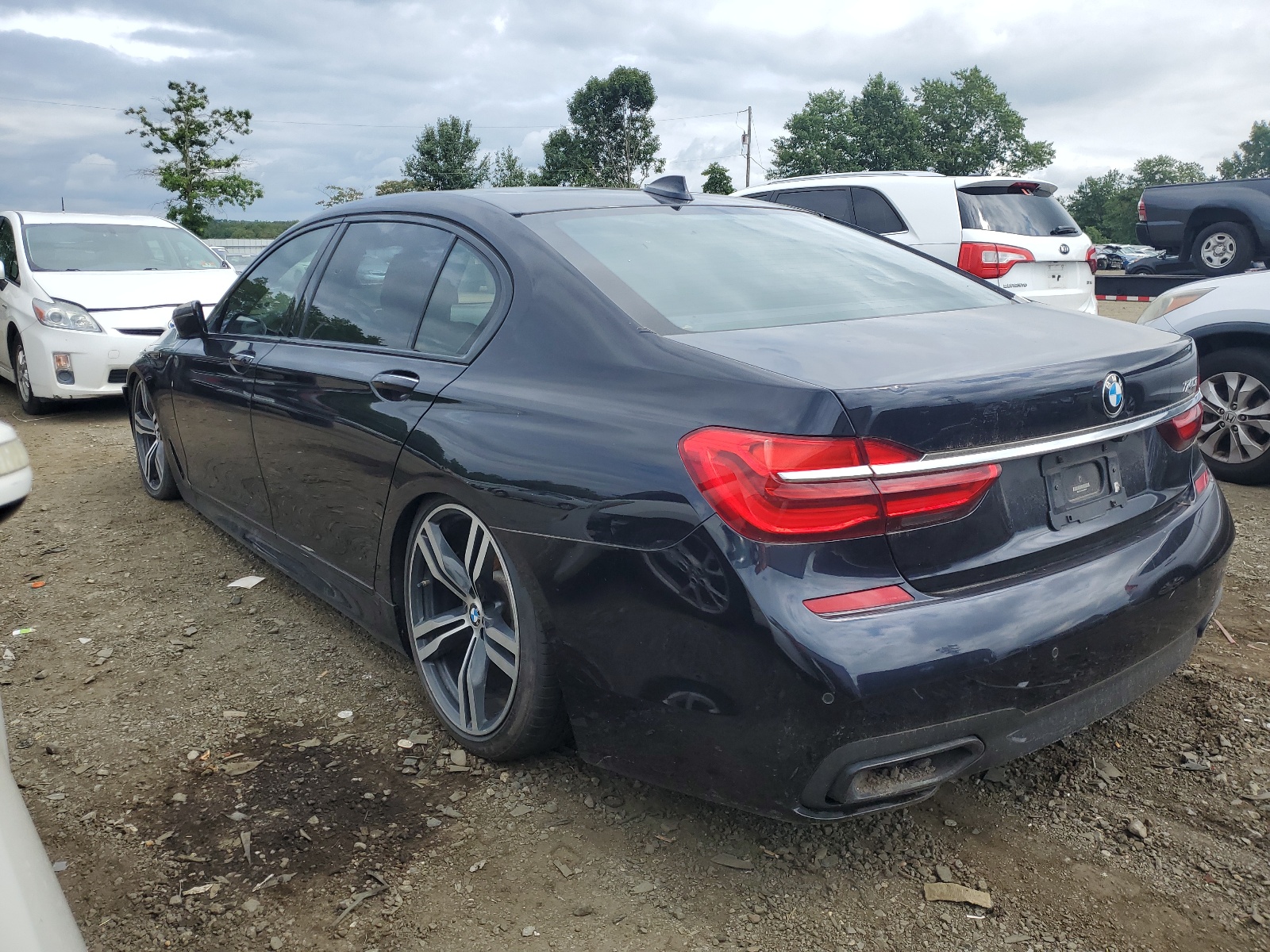 2016 BMW 740 I vin: WBA7E2C58GG548345