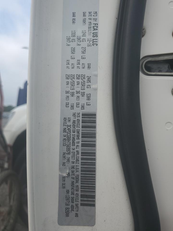 2017 Dodge Journey Crossroad VIN: 3C4PDCGB8HT569978 Lot: 62059854