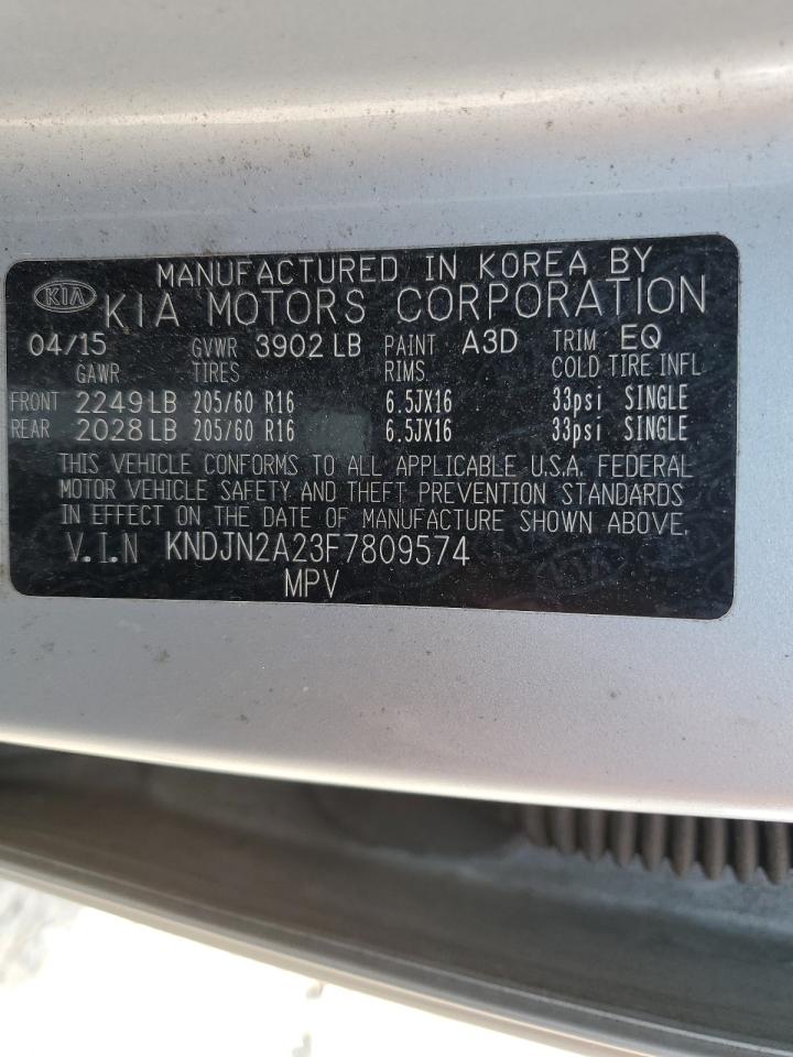 KNDJN2A23F7809574 2015 Kia Soul