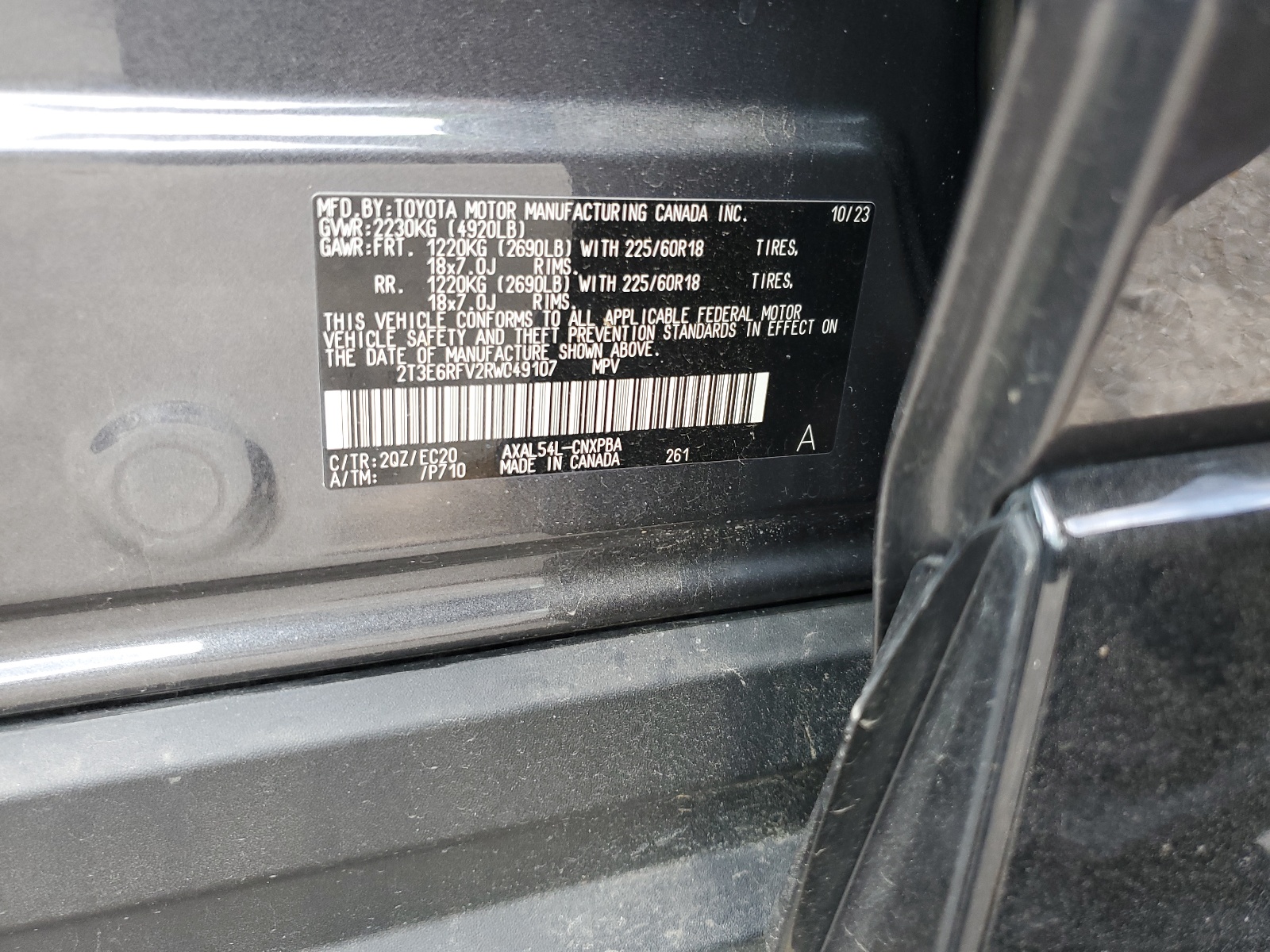 2T3E6RFV2RW049107 2024 Toyota Rav4 Xse