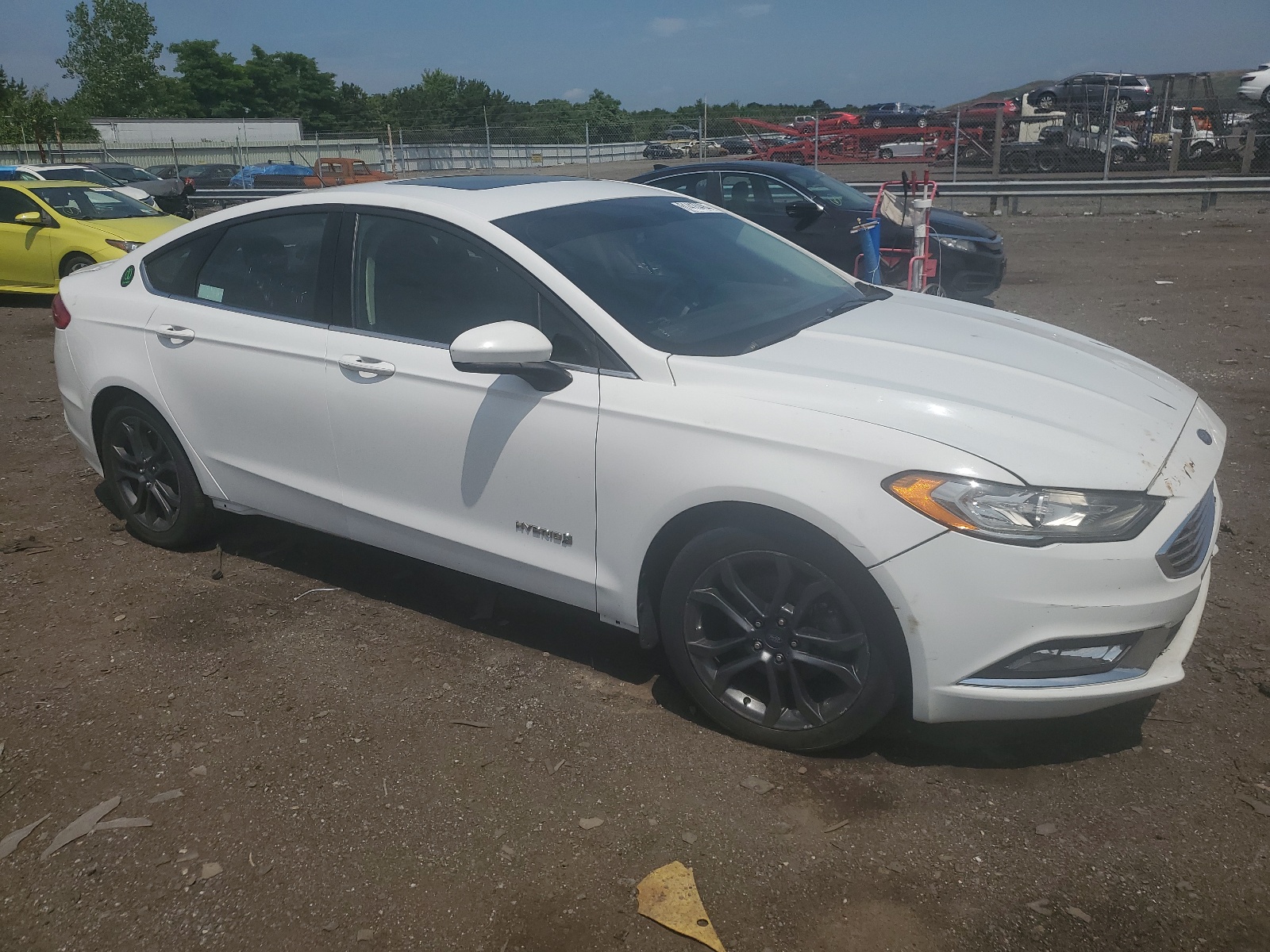 2018 Ford Fusion Se Hybrid vin: 3FA6P0LU2JR101410