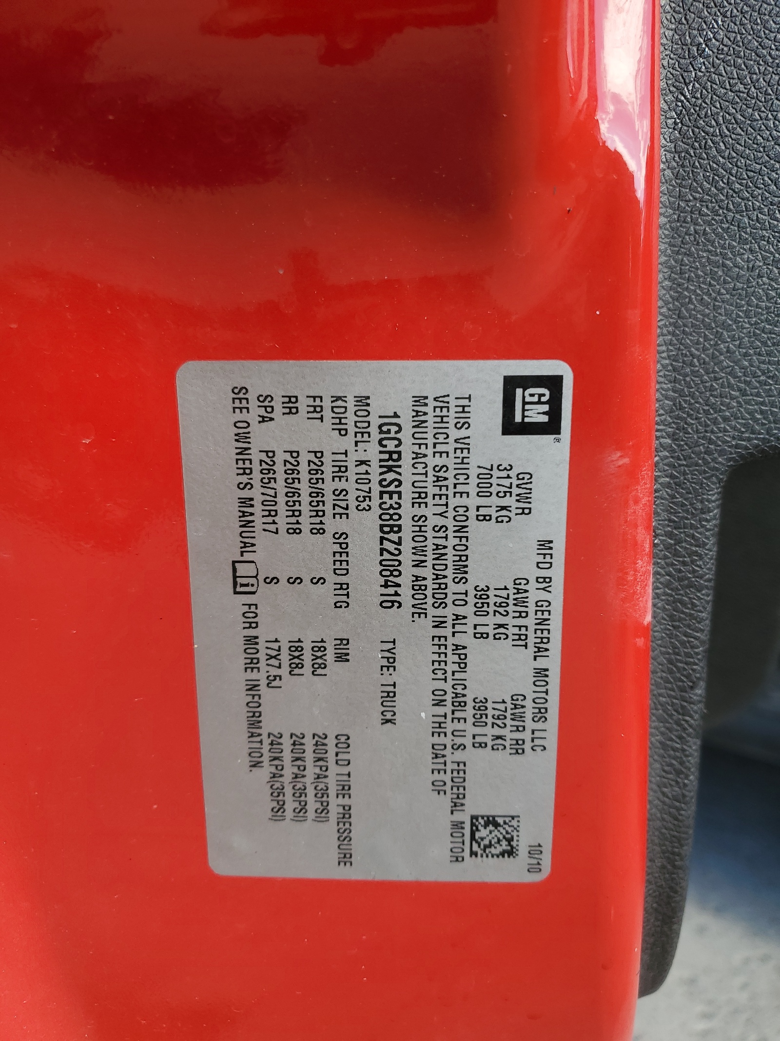 1GCRKSE38BZ208416 2011 Chevrolet Silverado K1500 Lt