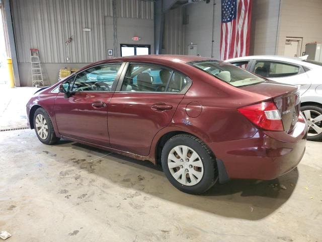  HONDA CIVIC 2012 Maroon