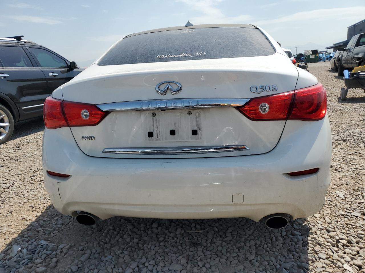2016 Infiniti Q50 Premium VIN: JN1EV7AR8GM341620 Lot: 62862074