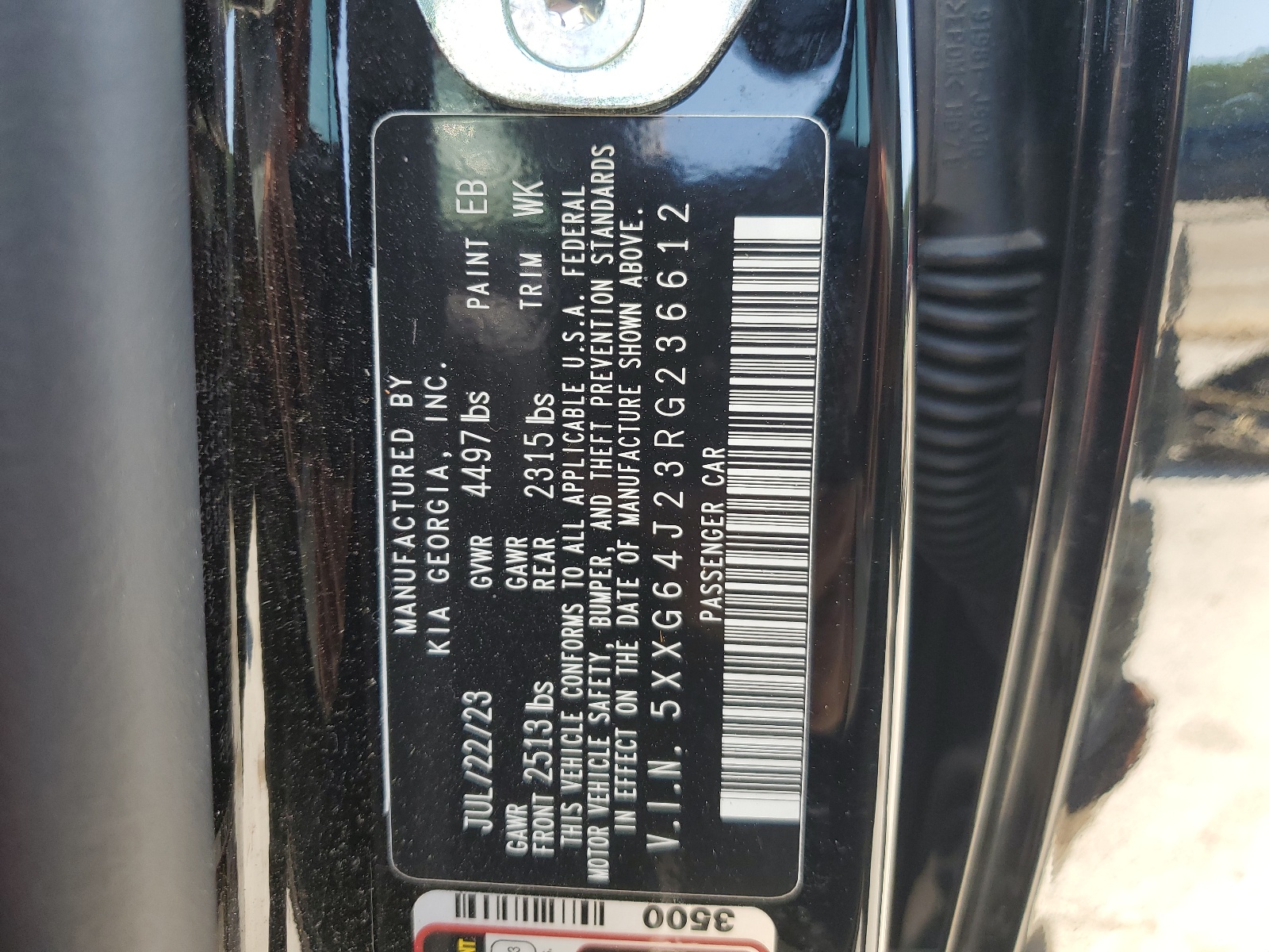 5XXG64J23RG236612 2024 Kia K5 Gt Line