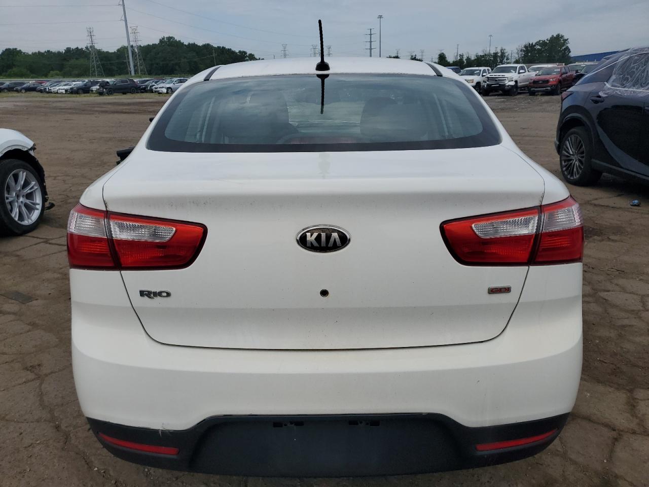 2013 Kia Rio Lx VIN: KNADM4A36D6188027 Lot: 63632614