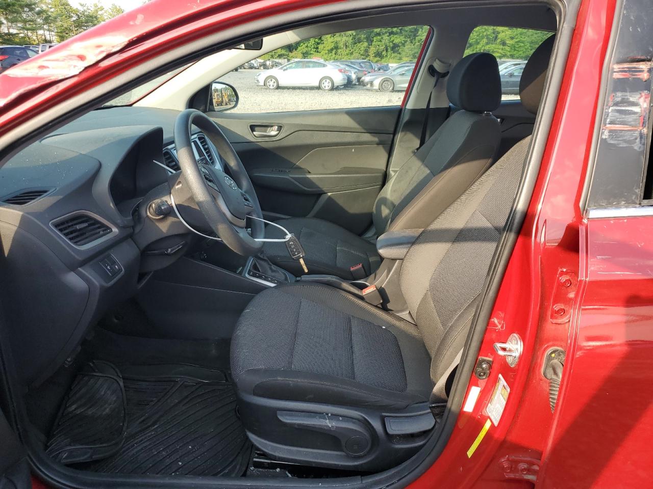 2021 Hyundai Accent Se VIN: 3KPC24A61ME150195 Lot: 63672674