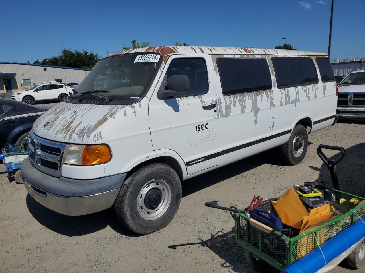 2000 Dodge Ram Wagon B3500 VIN: 2B5WB35Z3YK176735 Lot: 63560714