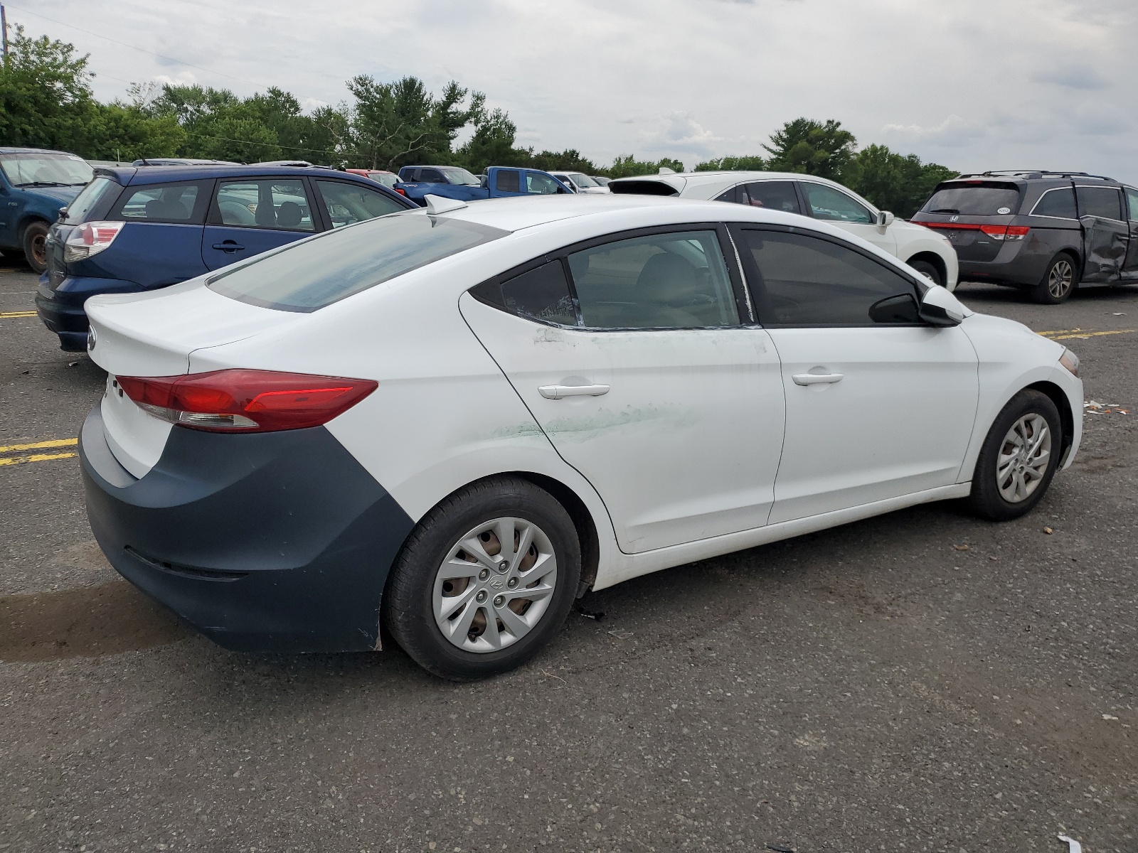 2017 Hyundai Elantra Se vin: 5NPD74LFXHH116132