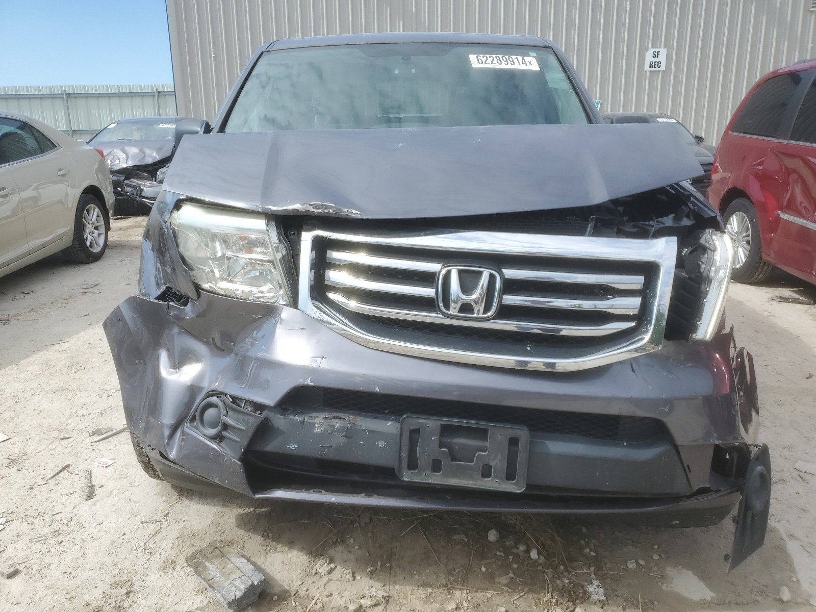 2015 Honda Pilot Lx vin: 5FNYF4H2XFB075572