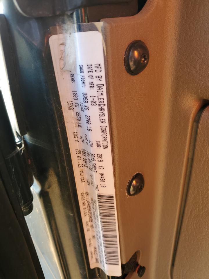 2003 Jeep Wrangler / Tj Sahara VIN: 1J4FA59SX3P334955 Lot: 62099634