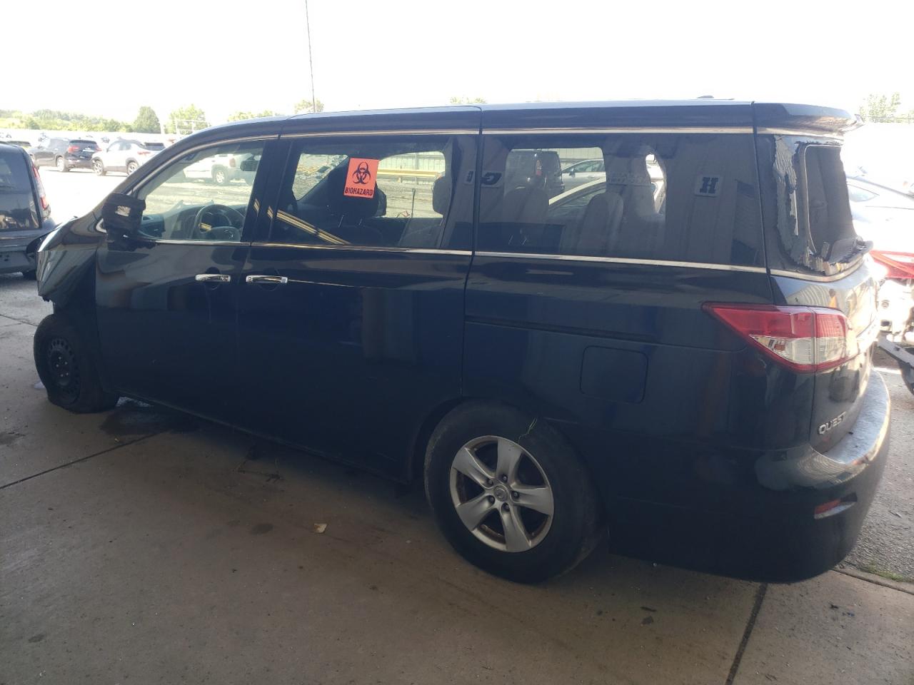 2015 Nissan Quest S VIN: JN8AE2KP9F9122960 Lot: 62549704