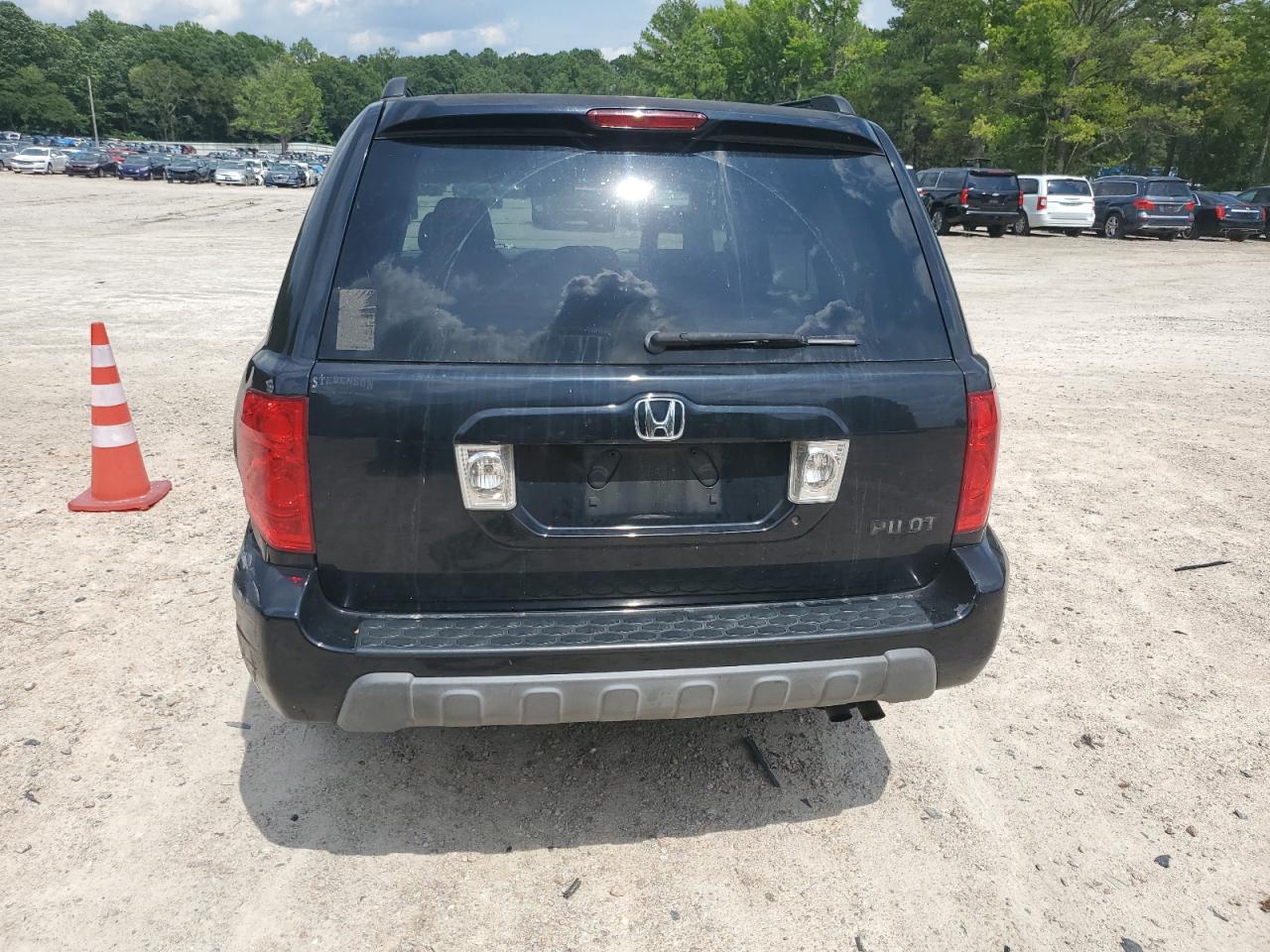 2005 Honda Pilot Ex VIN: 2HKYF18405H571206 Lot: 62548444
