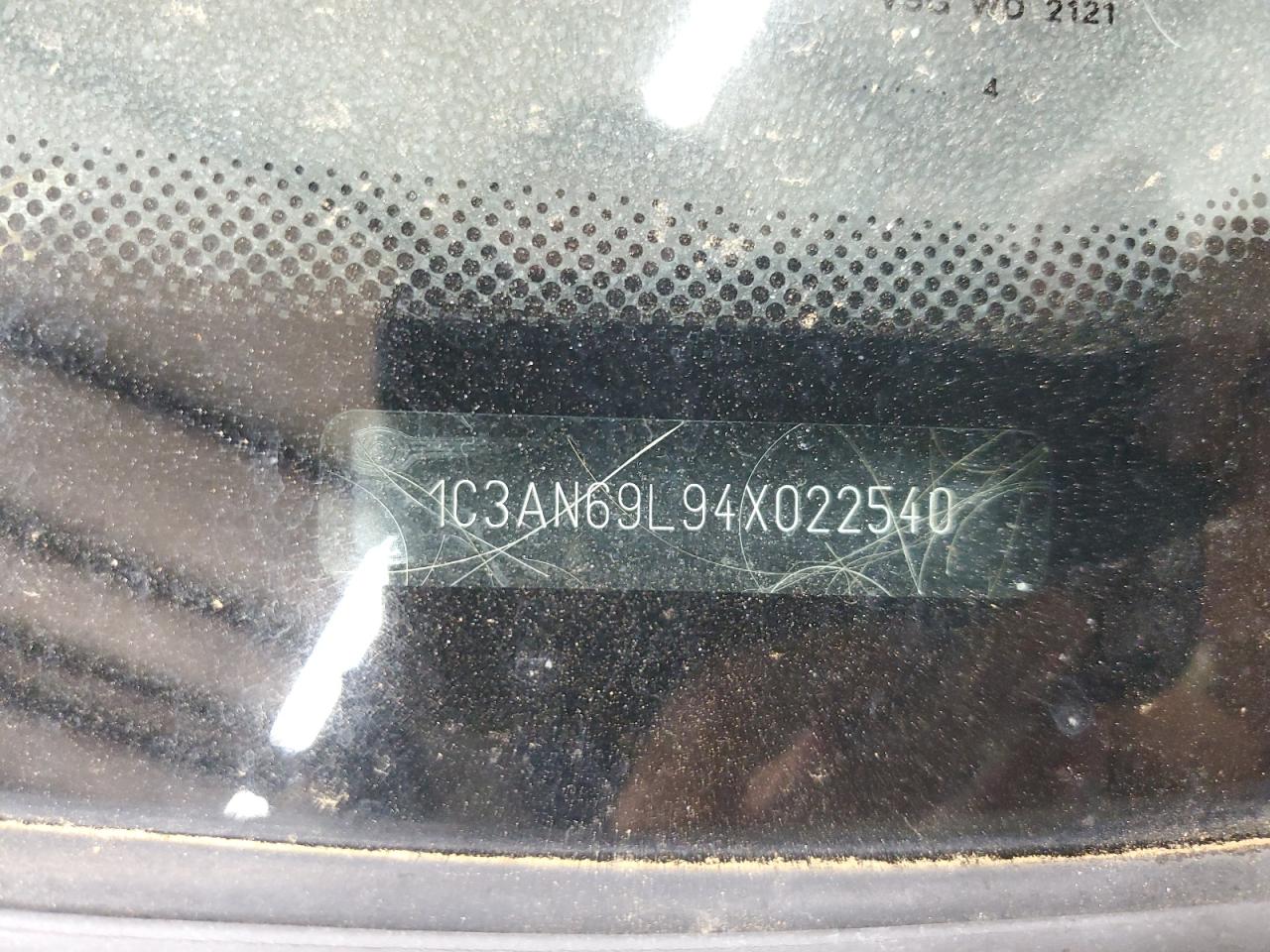 2004 Chrysler Crossfire Limited VIN: 1C3AN69L94X022540 Lot: 65421614