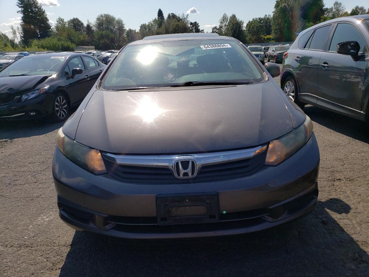 2012 Honda Civic Exl VIN: 19XFB2F9XCE344730 Lot: 64386894