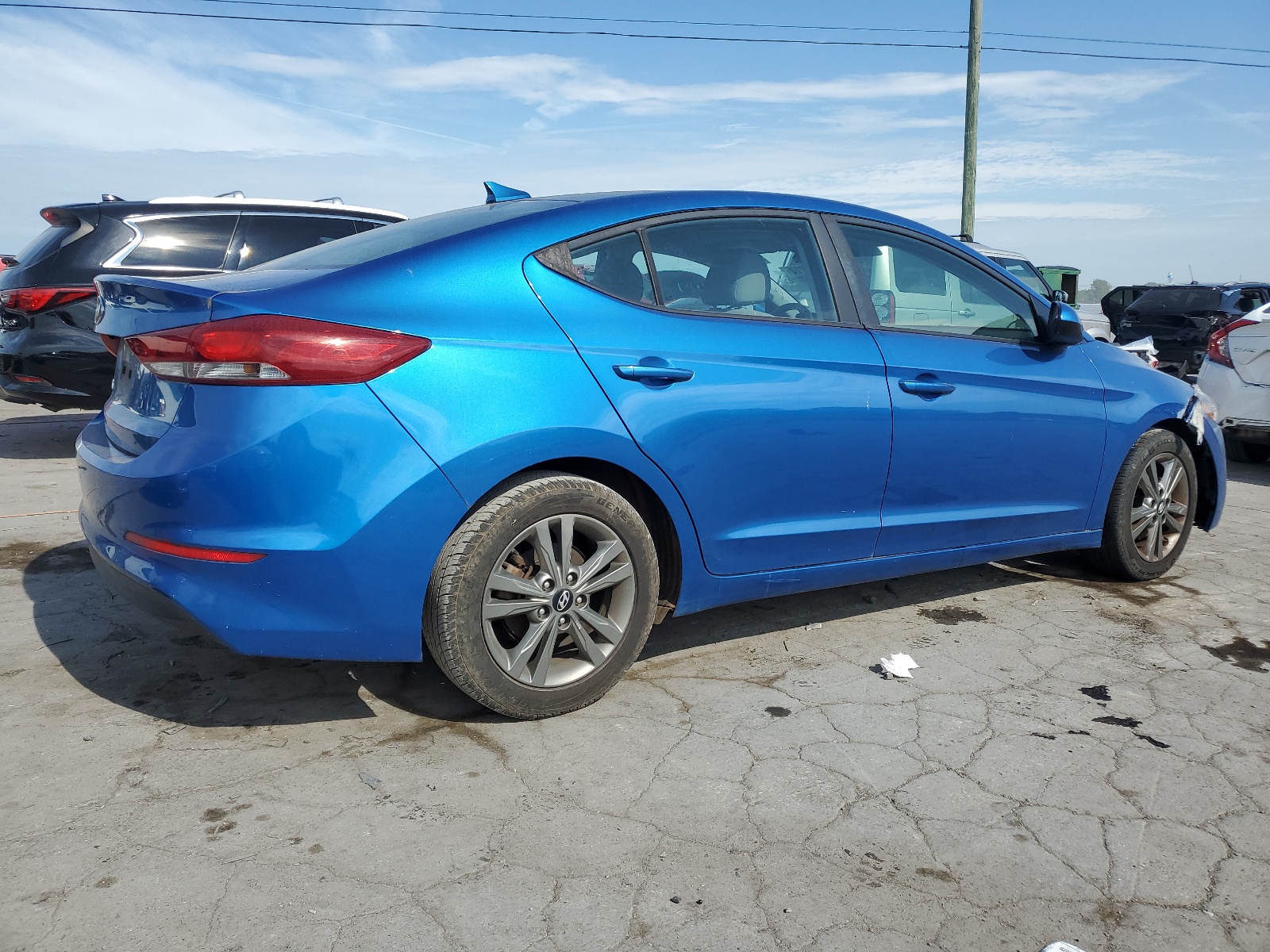 2018 Hyundai Elantra Sel vin: 5NPD84LF0JH215903