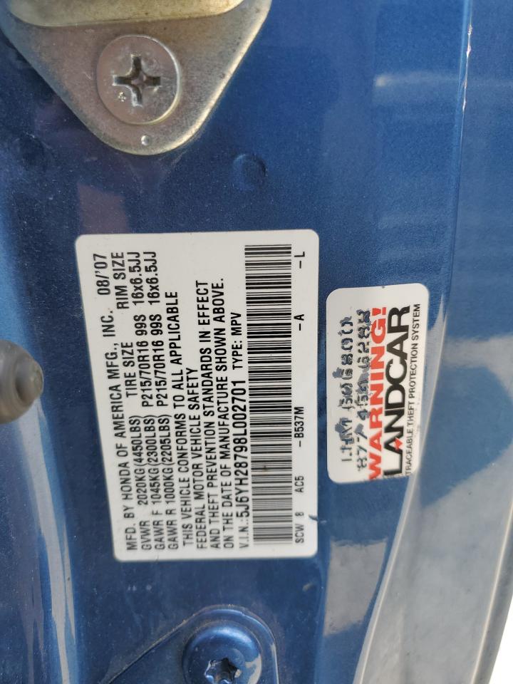 2008 Honda Element Ex VIN: 5J6YH28798L002701 Lot: 61577584