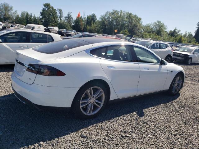  TESLA MODEL S 2013 Білий