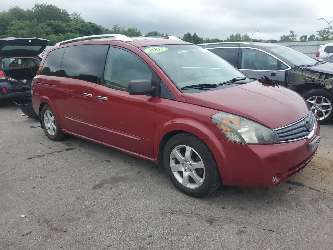 2007 Nissan Quest S VIN: 5N1BV28U47N129722 Lot: 64773424