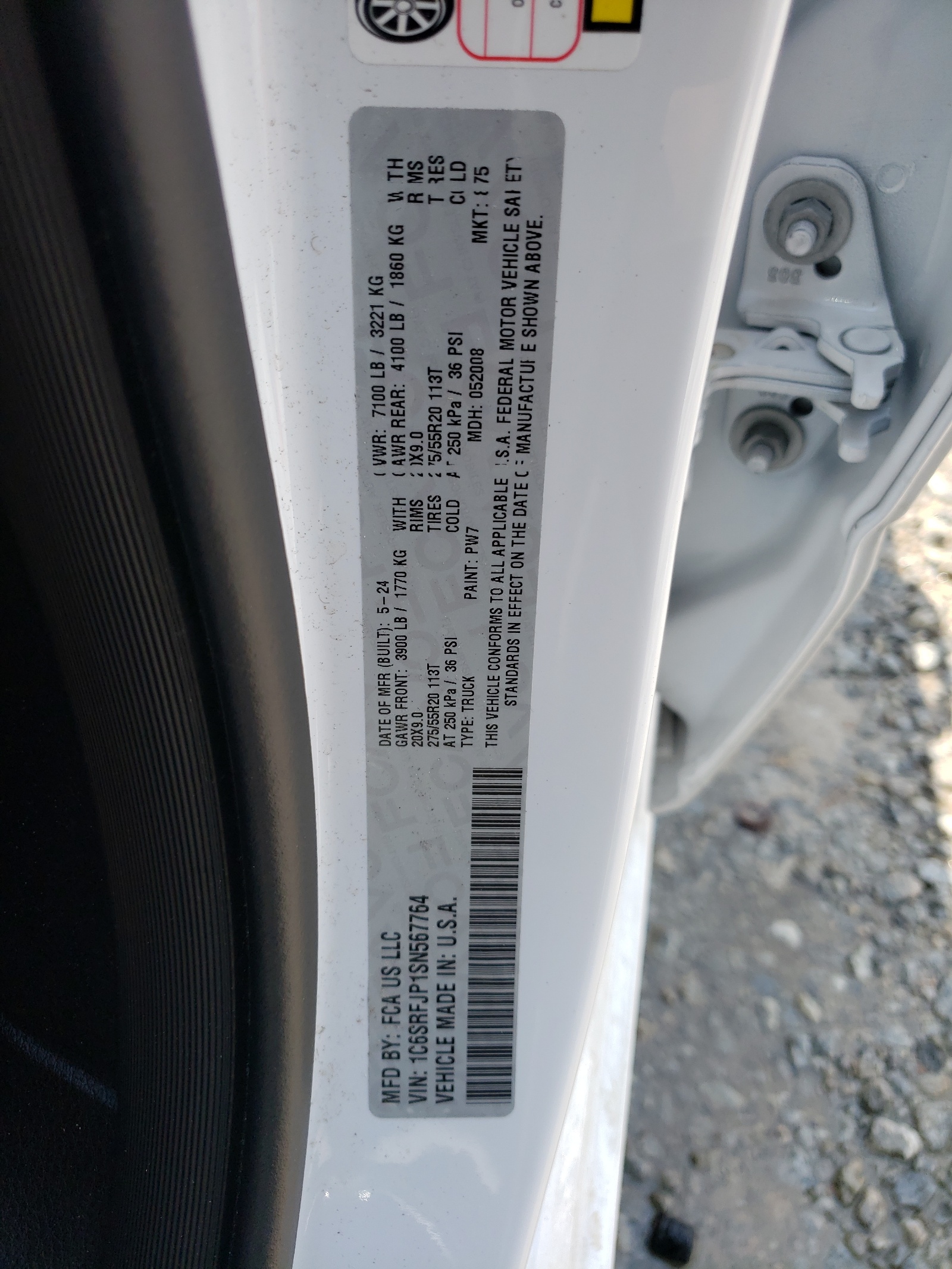 1C6SRFJP1SN567764 2025 Ram 1500 Laramie