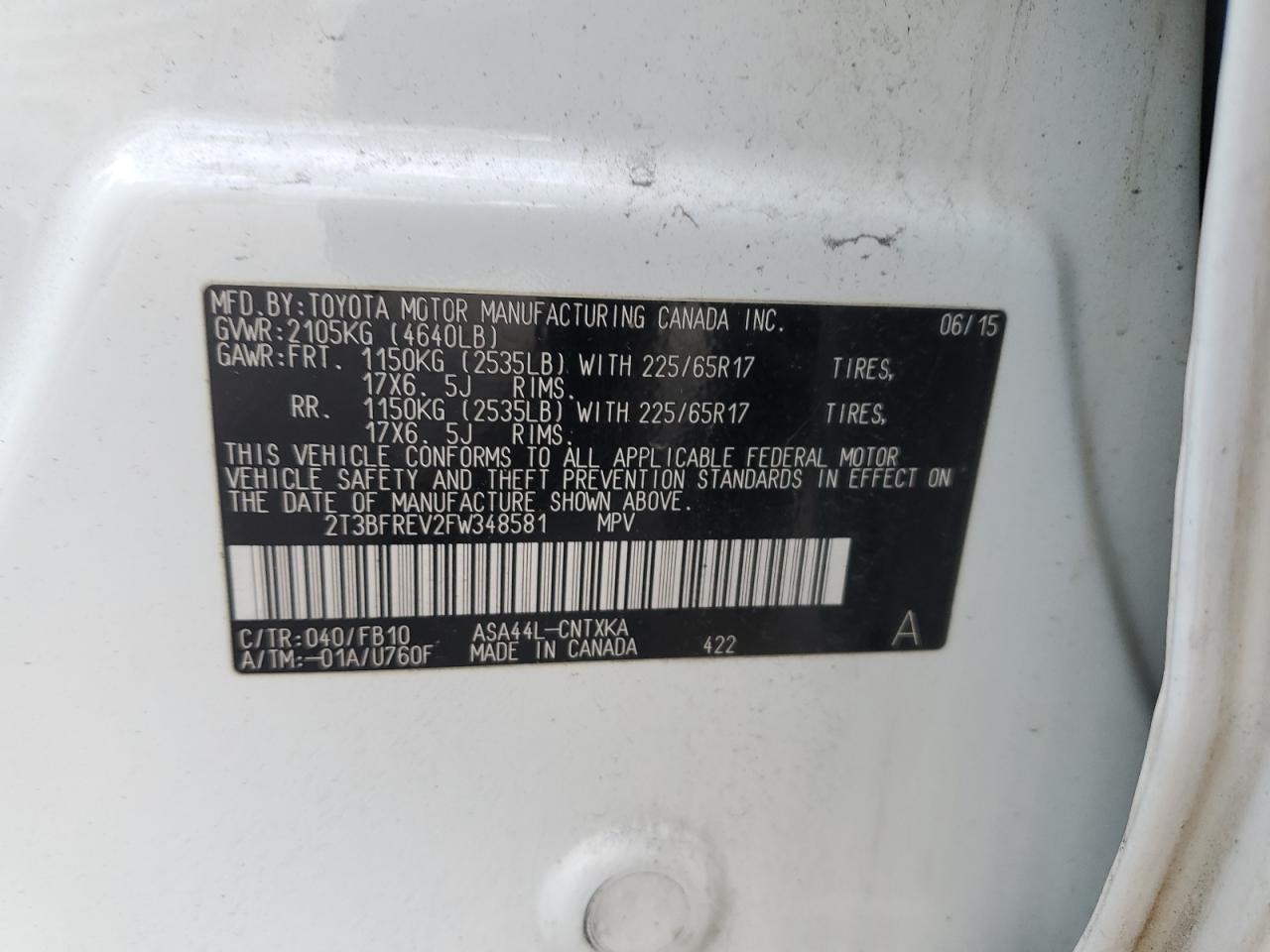 2015 Toyota RAV 4 - Image 14