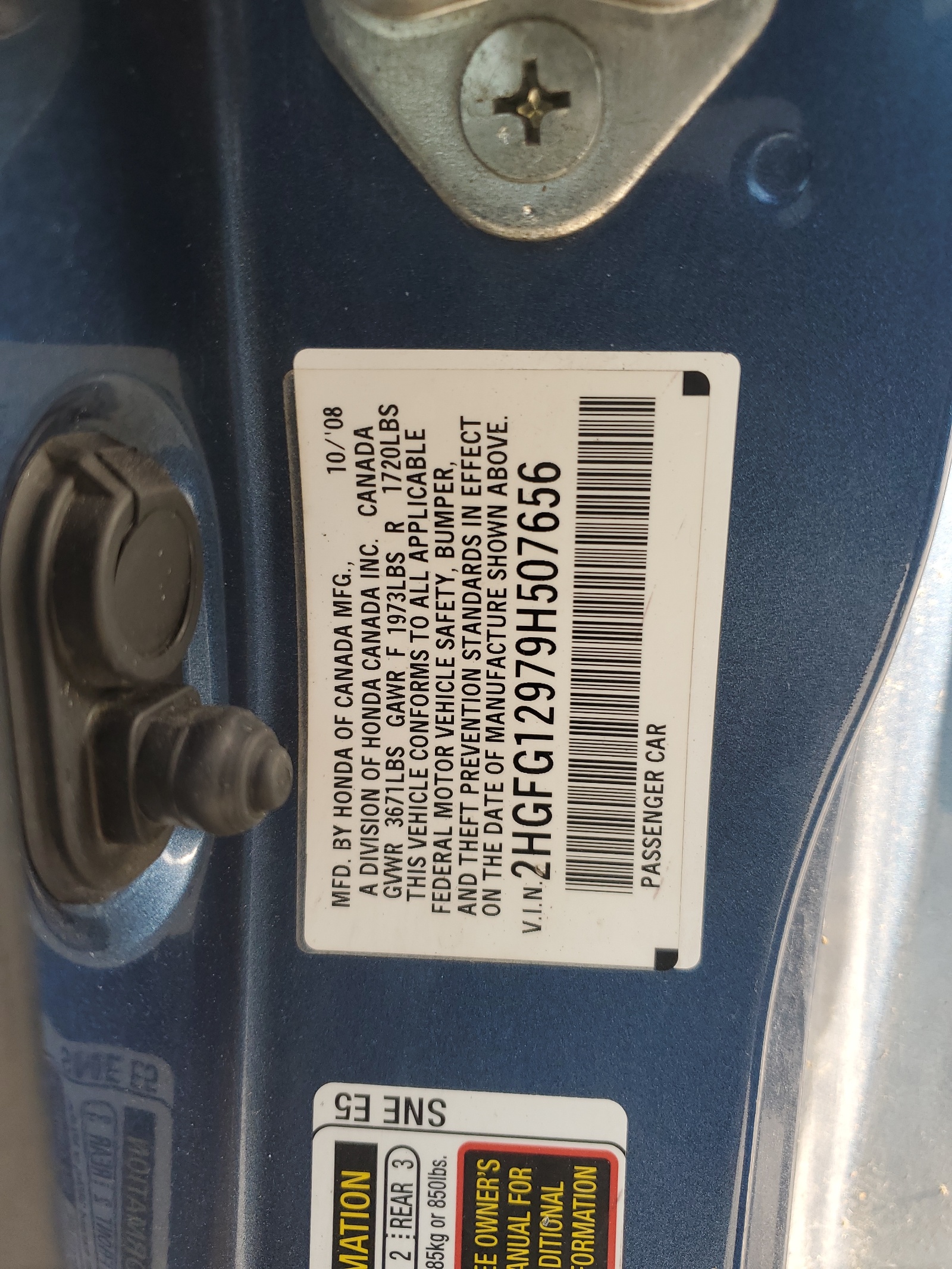 2HGFG12979H507656 2009 Honda Civic Exl