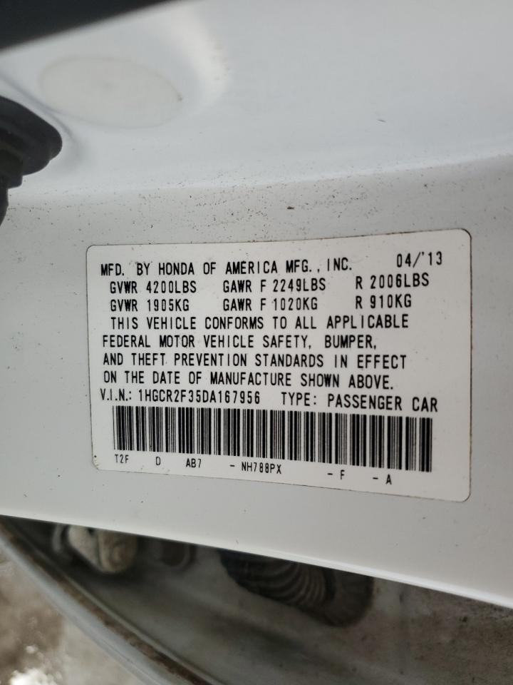 1HGCR2F35DA167956 2013 Honda Accord Lx