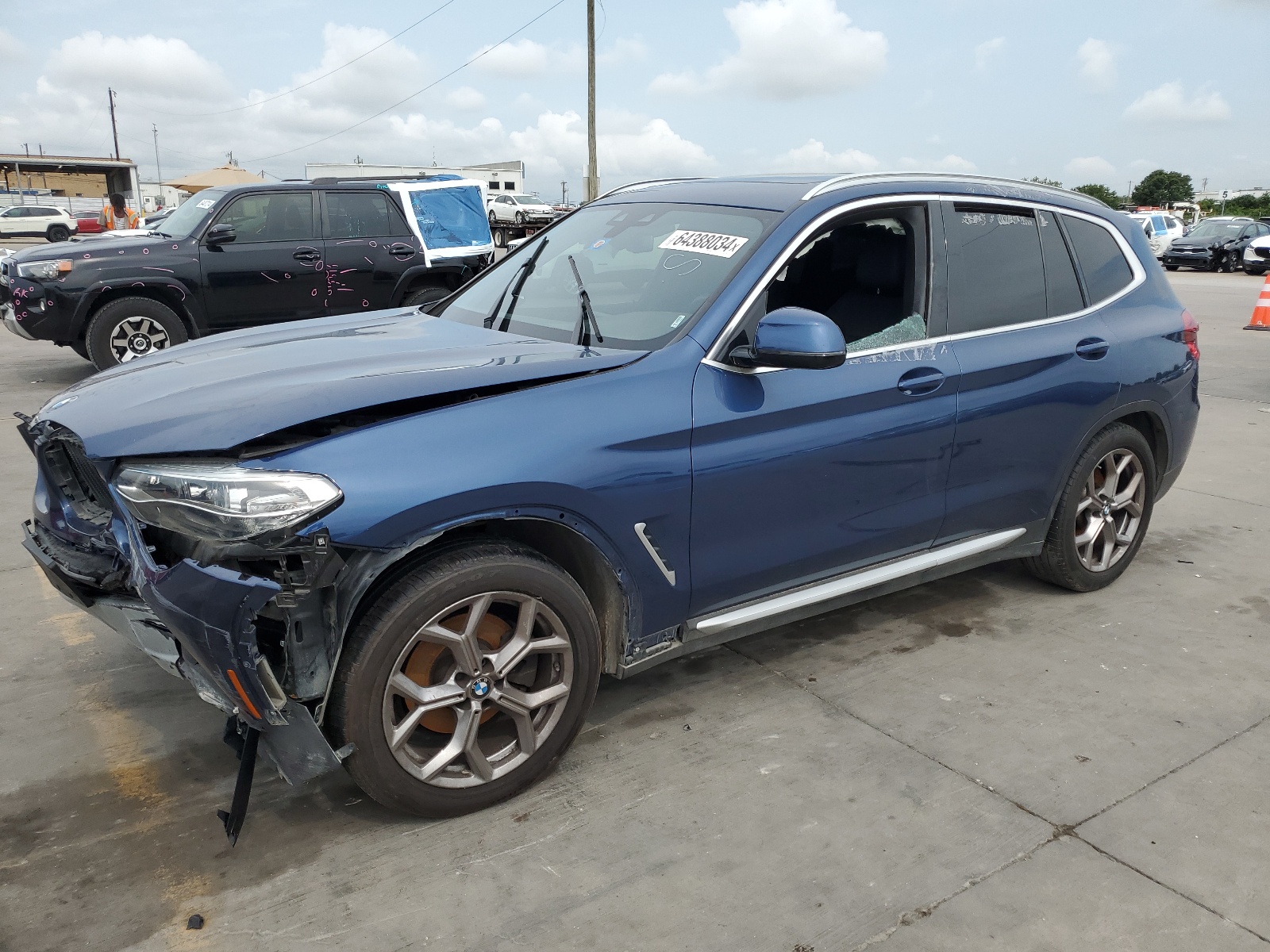 2021 BMW X3 xDrive30I vin: 5UXTY5C01M9H70810