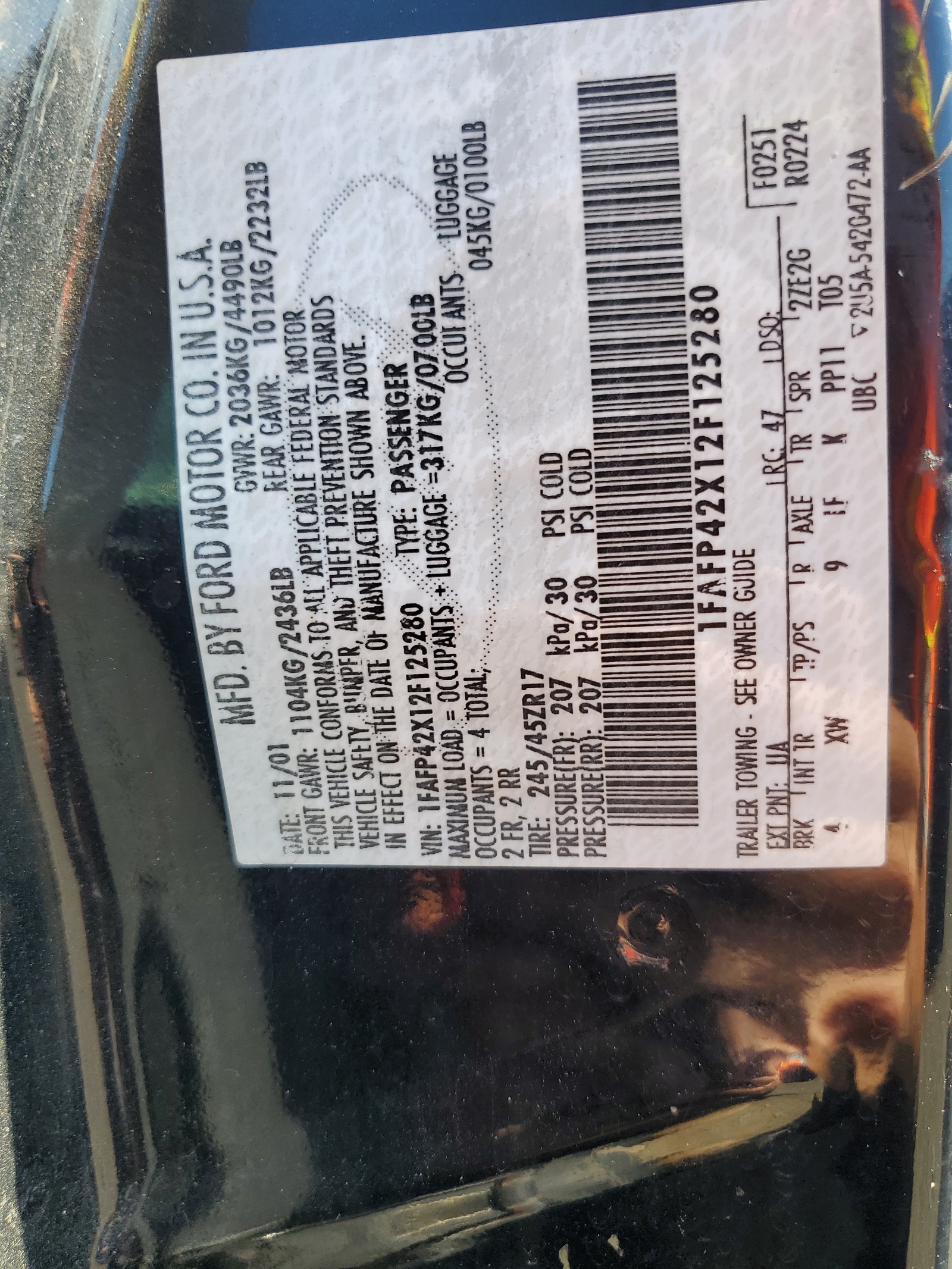 1FAFP42X12F125280 2002 Ford Mustang Gt