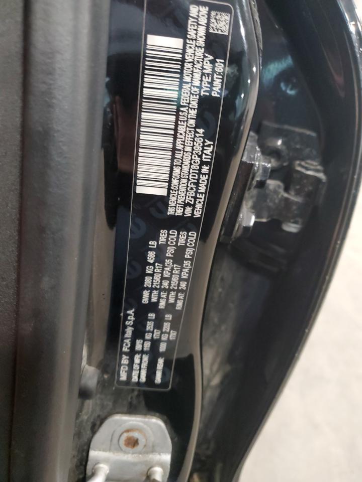 2016 Fiat 500X Lounge VIN: ZFBCFYDT8GP395614 Lot: 64141924