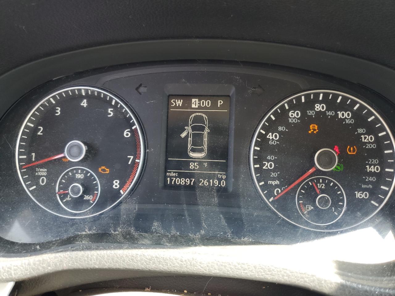 2012 Volkswagen Passat Se VIN: 1VWBP7A33CC096437 Lot: 61745074