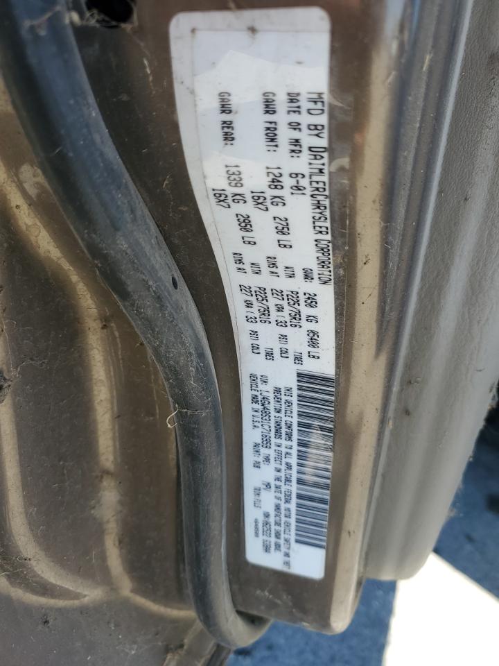 2001 Jeep Grand Cherokee Laredo VIN: 1J4GW48S31C716959 Lot: 60978924