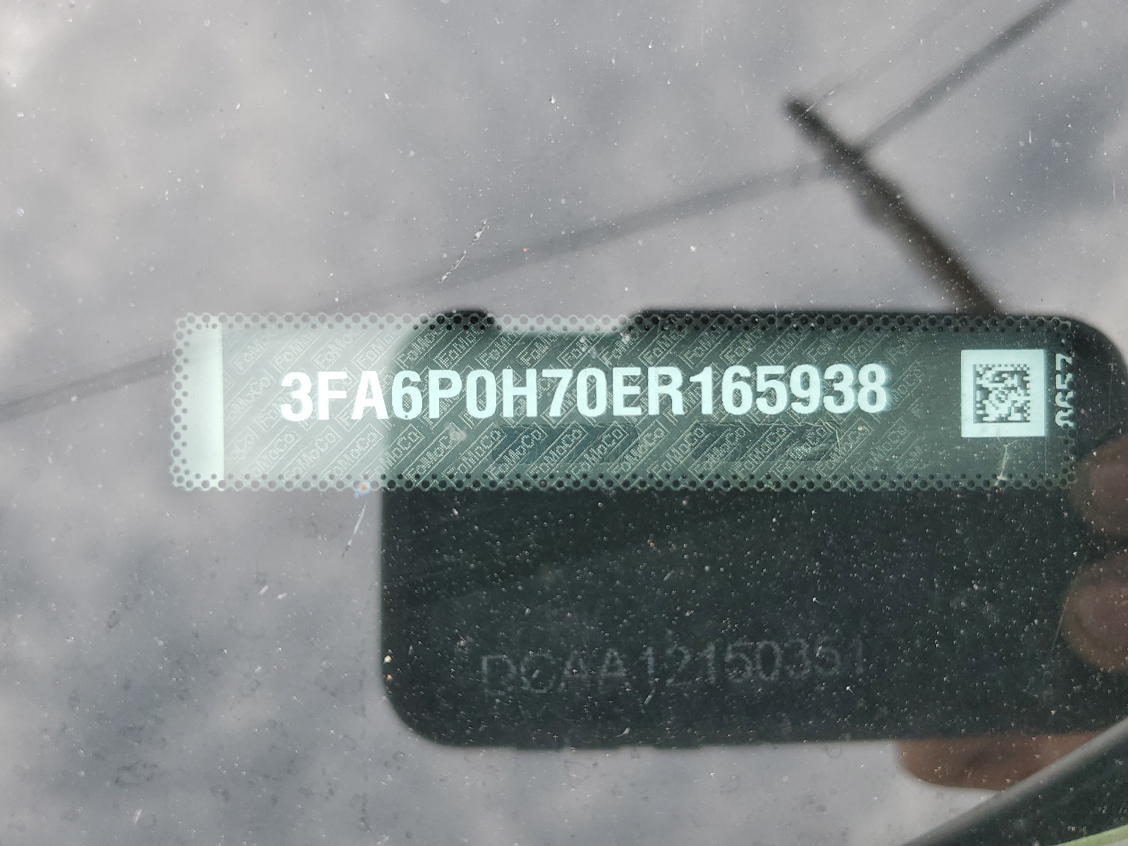 3FA6P0H70ER165938 2014 Ford Fusion Se