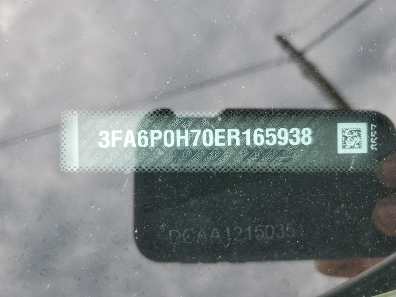 2014 Ford Fusion Se VIN: 3FA6P0H70ER165938 Lot: 63169234