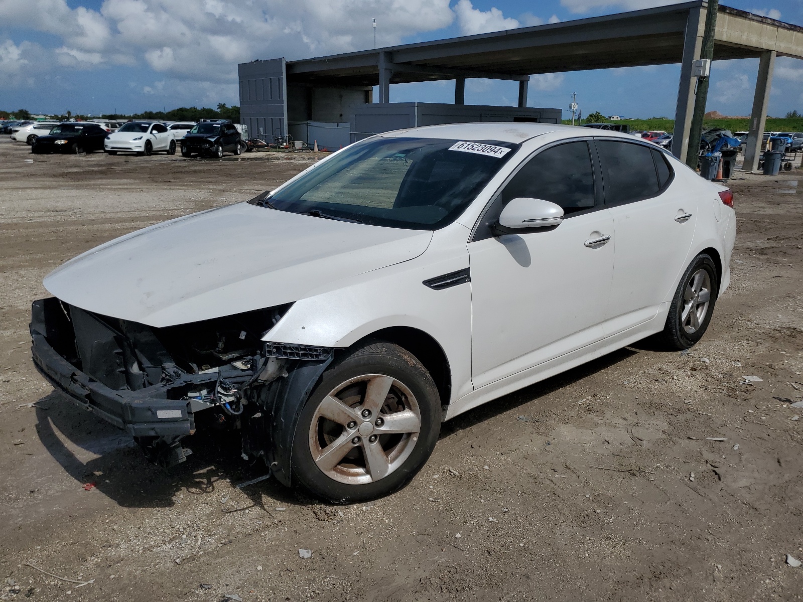 2014 Kia Optima Lx vin: 5XXGM4A79EG264054