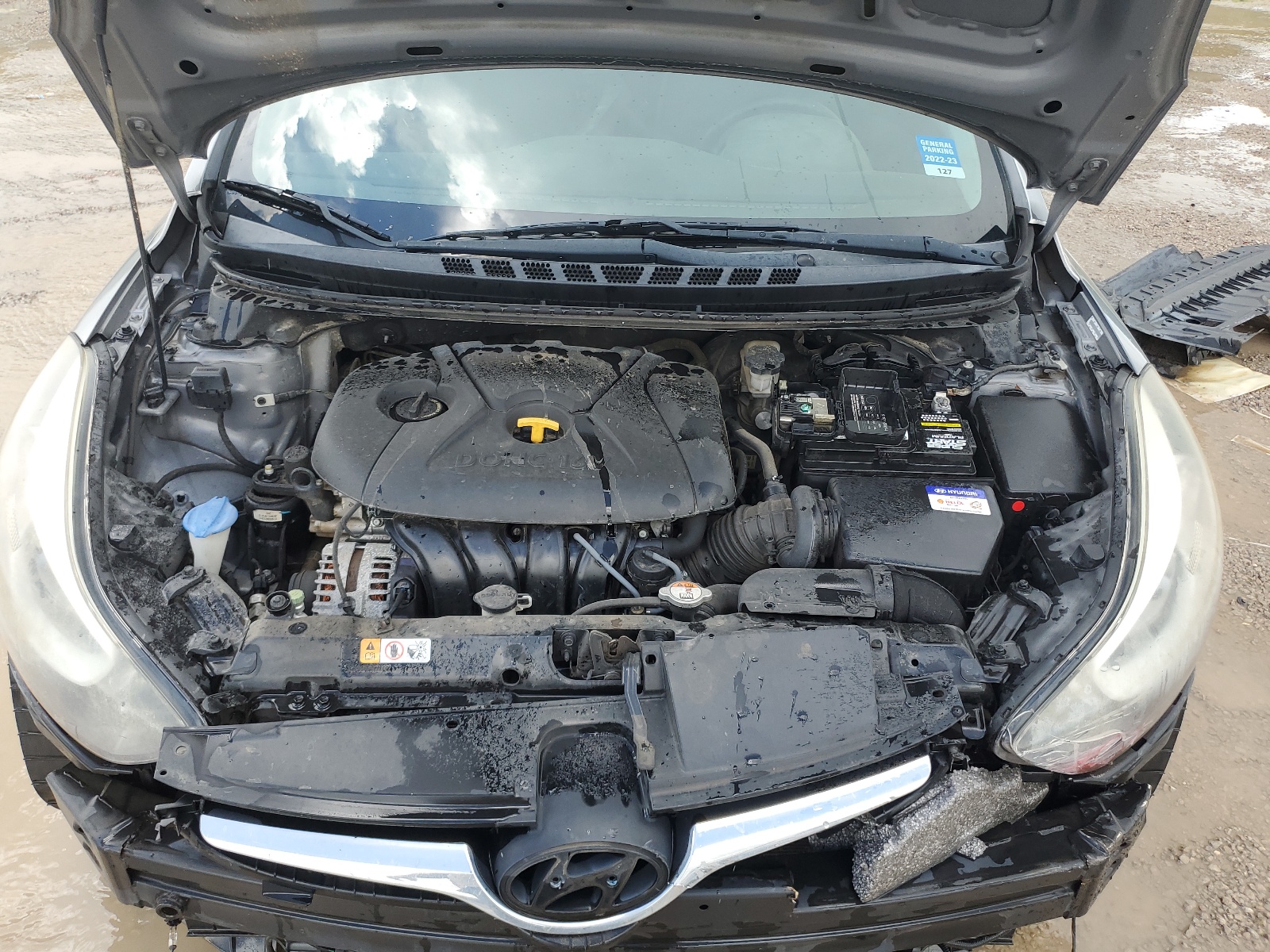 KMHDH4AE1FU225522 2015 Hyundai Elantra Se