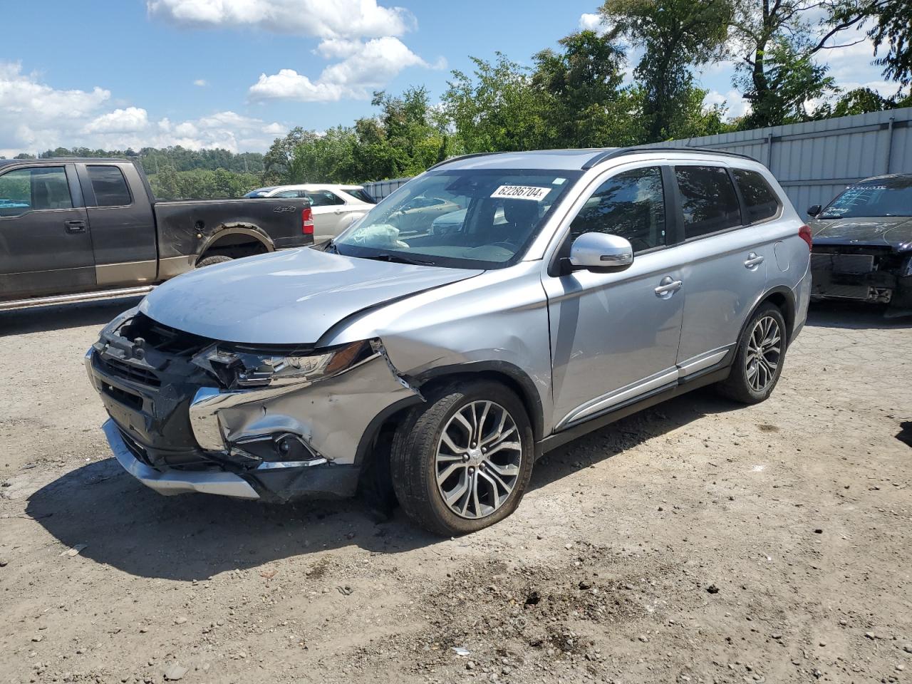 2016 Mitsubishi Outlander Se VIN: JA4AZ3A37GZ009704 Lot: 62286704