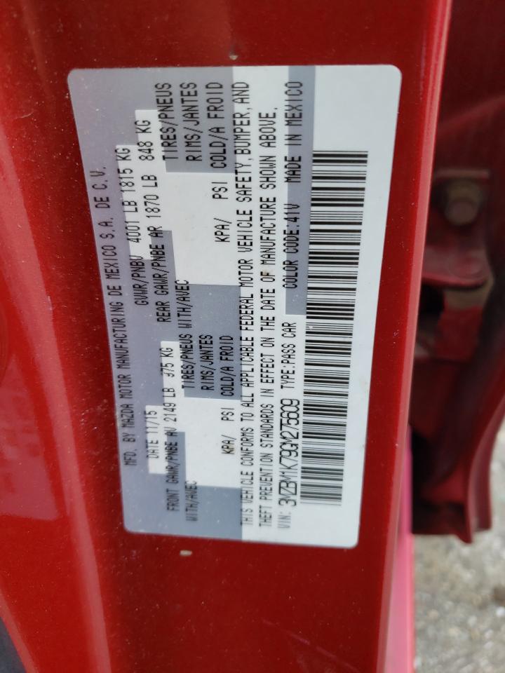 2016 Mazda 3 Sport VIN: 3MZBM1K79GM275609 Lot: 64424284