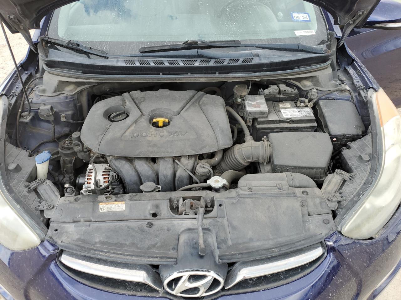 2012 Hyundai Elantra Gls VIN: 5NPDH4AE7CH104391 Lot: 64363274